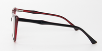 Thumbnail for Women Calypso Eyeglasses: Milana - Black/Red - SpecSMART Eye Clinic (Side View)