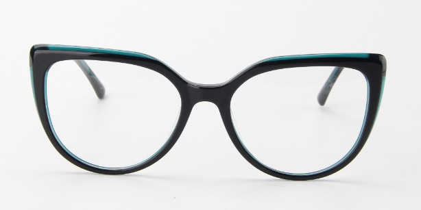 Woman Calypso Milana Black/Green SpecSMART Eye Clinic Front View