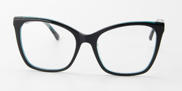 Women Insignia Eyeglasses: Ellie - Green - SpecSMART Eye Clinic (Front View)