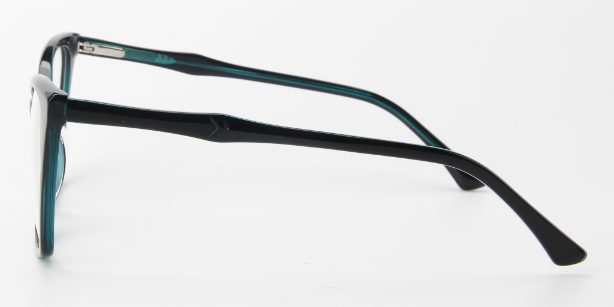 Women Insignia Eyeglasses: Ellie - Green - SpecSMART Eye Clinic (Side View)