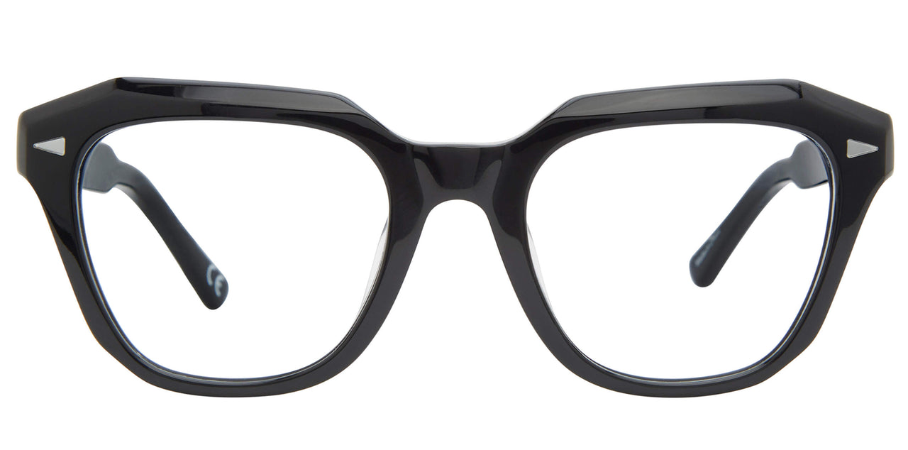 Premium Men PRIVE' REVEAUX Eyeglasses: DAYBREAK - BLACK - SpecSMART Eye Clinic (Front View)