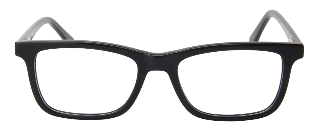Kids Boy Molly and Max Eyeglasses: Finn - Black - SpecSMART Eye Clinic (Front View)
