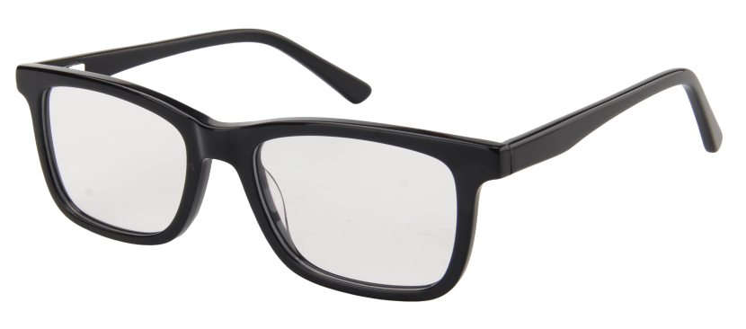 Kids Boy Molly and Max Eyeglasses: Finn - Black - SpecSMART Eye Clinic (Diagonal View)
