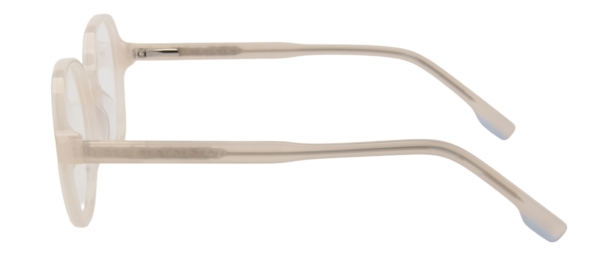 Kids Girl Molly and Max Eyeglasses: Ember - Nude - SpecSMART Eye Clinic (Side View)