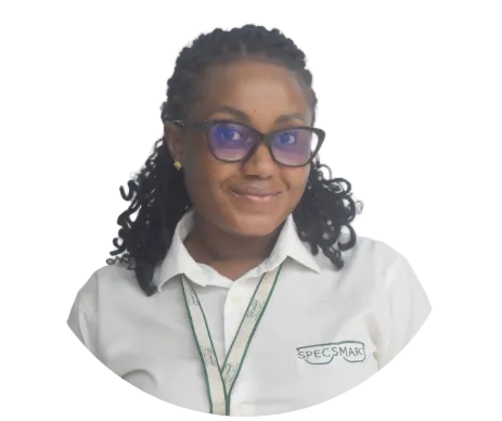 Dr. Deborah Oparaji, Senior Optometrist at SpecSMART Eye Clinic 
Ikoyi, specializing in Cataract Co-Management, Diabetic 
Eye Care, and Advanced Technology.
