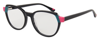 Thumbnail for Youth Girl NEXT Eyeglasses: Olivia - Black Stripe - SpecSMART Eye Clinic (Diagonal View)
