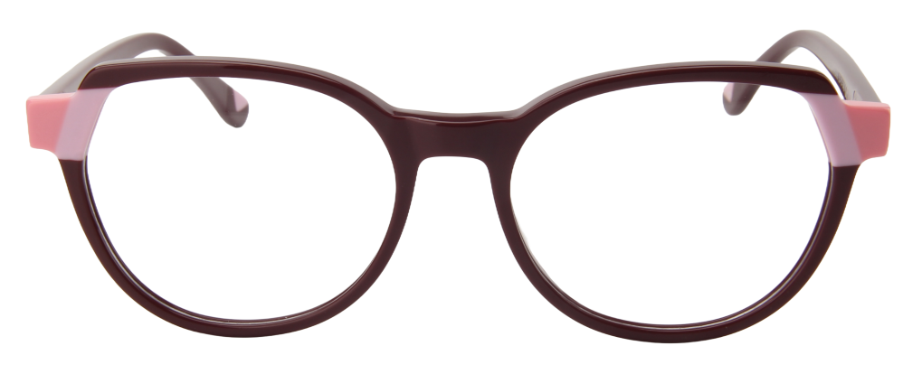 Youth Girl NEXT Eyeglasses: Mila - Burgandy - SpecSMART Eye Clinic (Front View)
