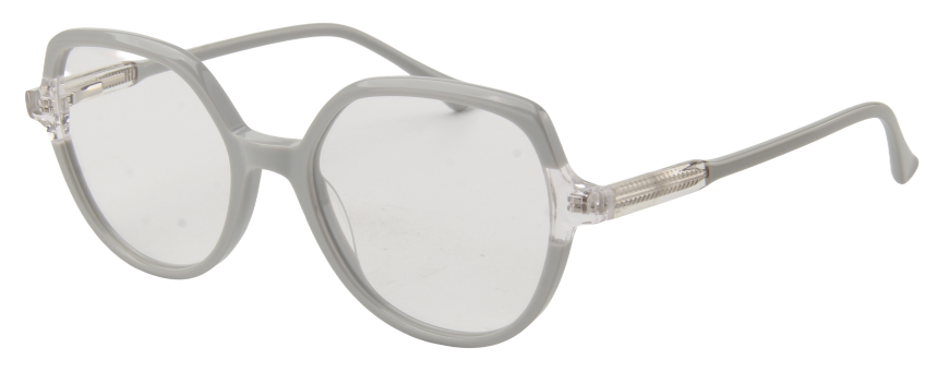 Youth Girl NEXT Eyeglasses: Isla - Light Grey - SpecSMART Eye Clinic (Diagonal View)
