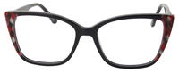 Thumbnail for Youth Girl NEXT Eyeglasses: Eliana - Black & Red - SpecSMART Eye Clinic (Front View)
