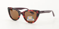 Thumbnail for Premium Women Insignia Sunglasses: Tropicana - Red Tortoise Dark - SpecSMART Eye Clinic (Diagonal View)