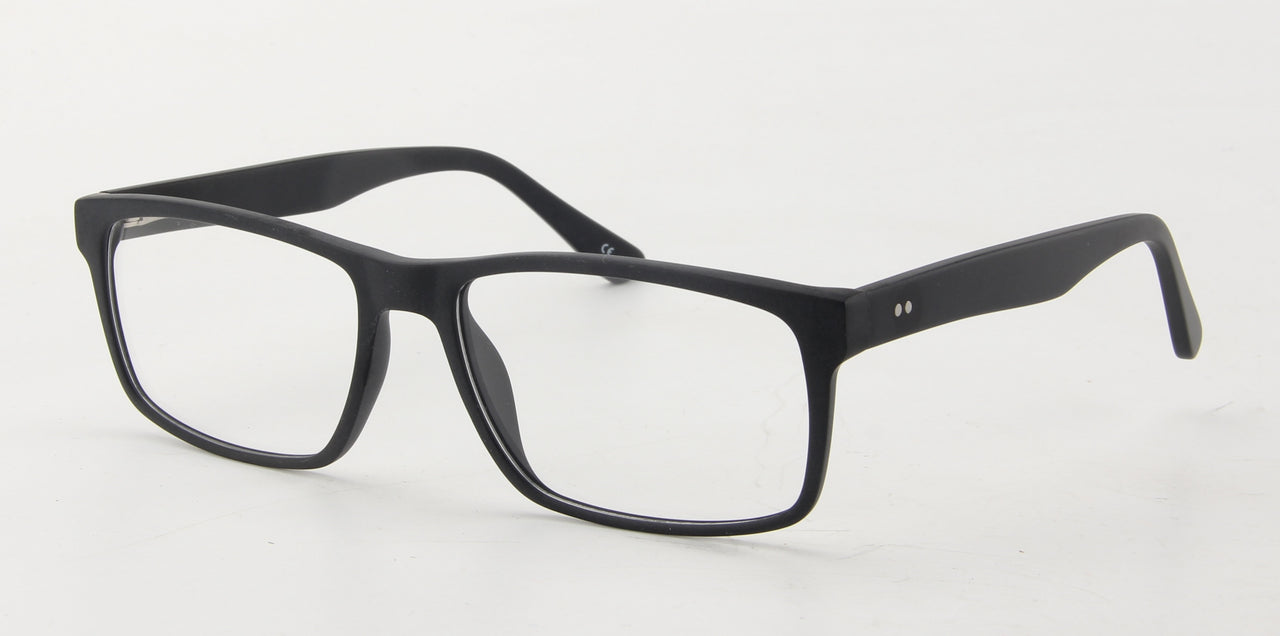 Men Calypso Eyeglasses: Samuel - Black - SpecSMART Eye Clinic (Diagonal View)