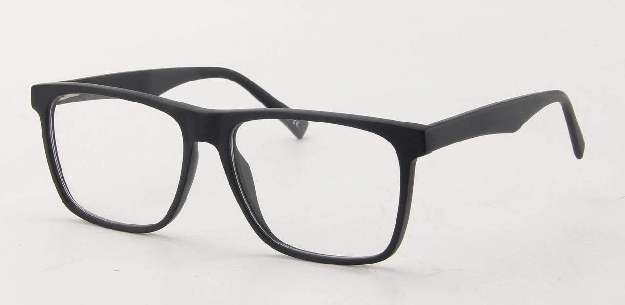 Men Calypso Eyeglasses: Ethan -Black - SpecSMART Eye Clinic (Diagonal View)