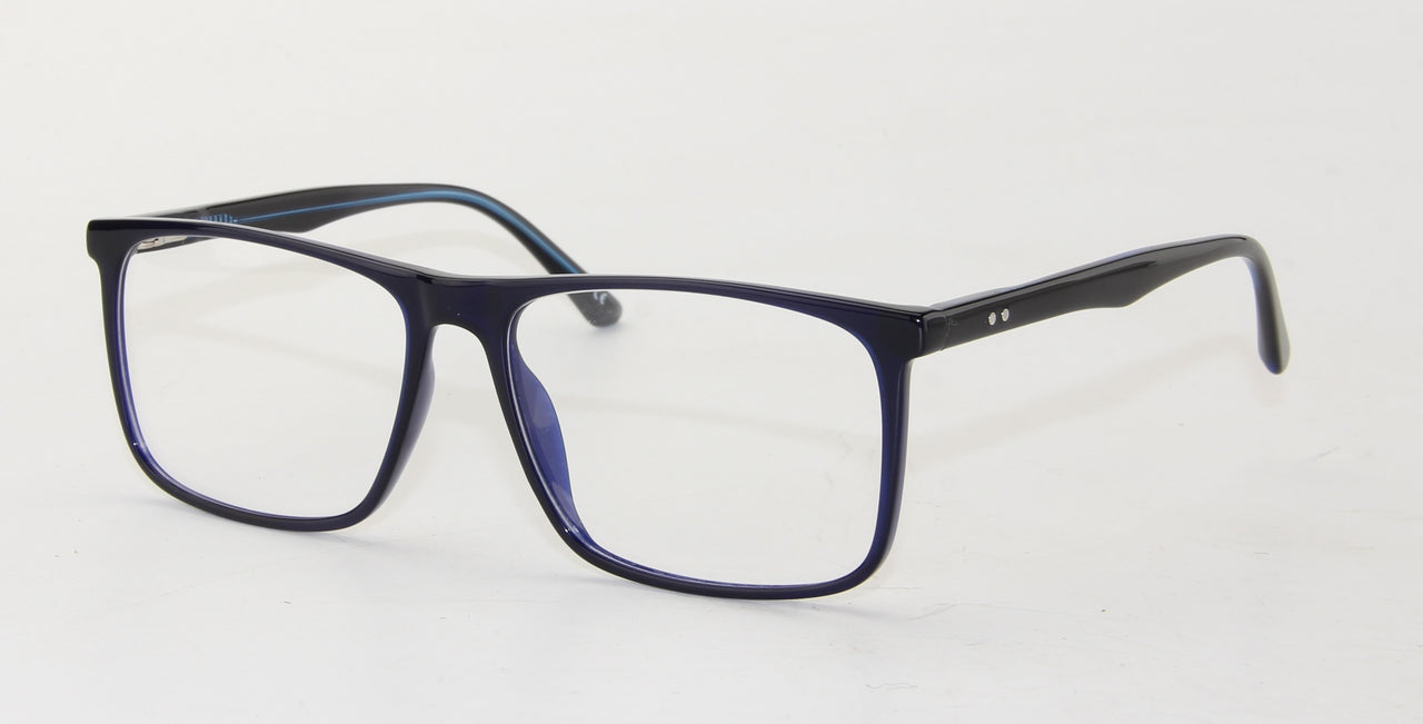 Men Insignia Eyeglasses: Sven - Dark blue - SpecSMART Eye Clinic (Diagonal View)