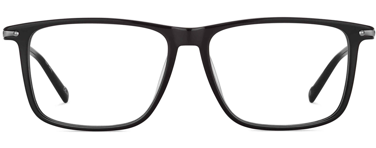 Premium Men PIERRE CARDIN Eyeglasses: P.C. 6218 - BLACK - SpecSMART Eye Clinic (Front View)