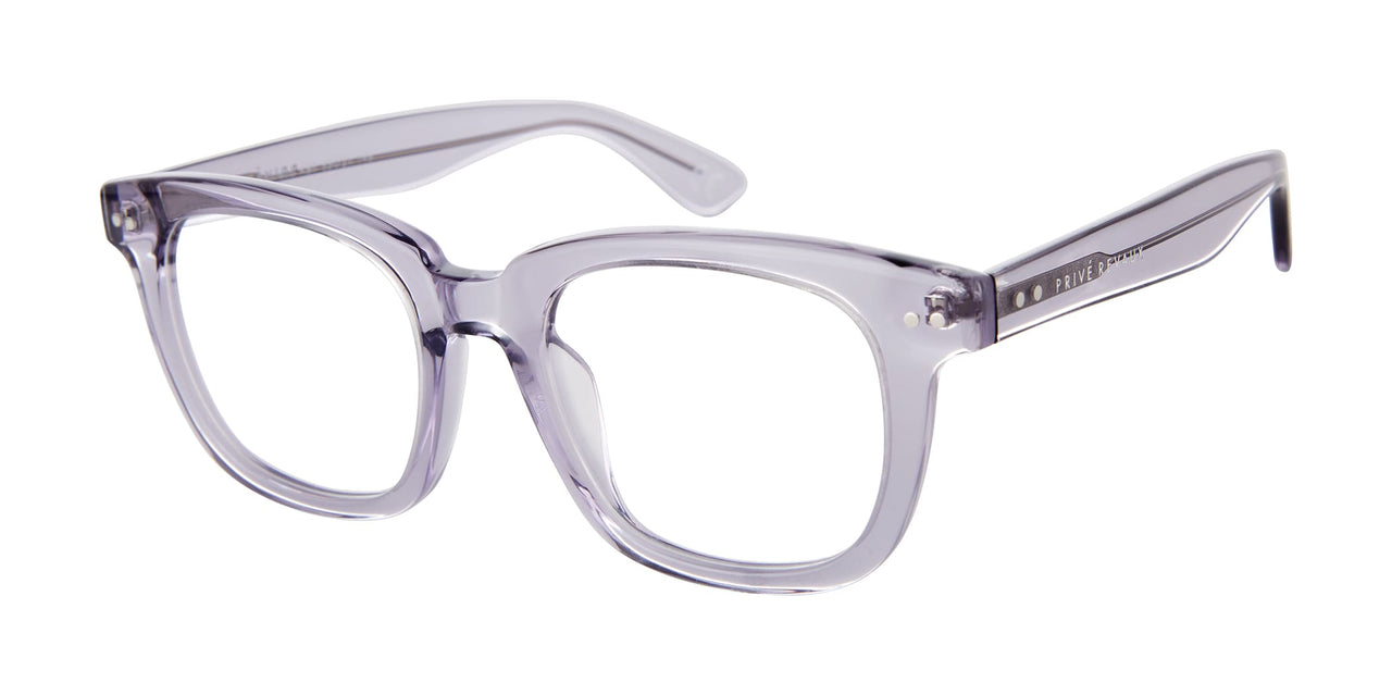 Premium Men PRIVE' REVEAUX Eyeglasses: PALMETTO - CRYSTAL GREY - SpecSMART Eye Clinic (Side View)