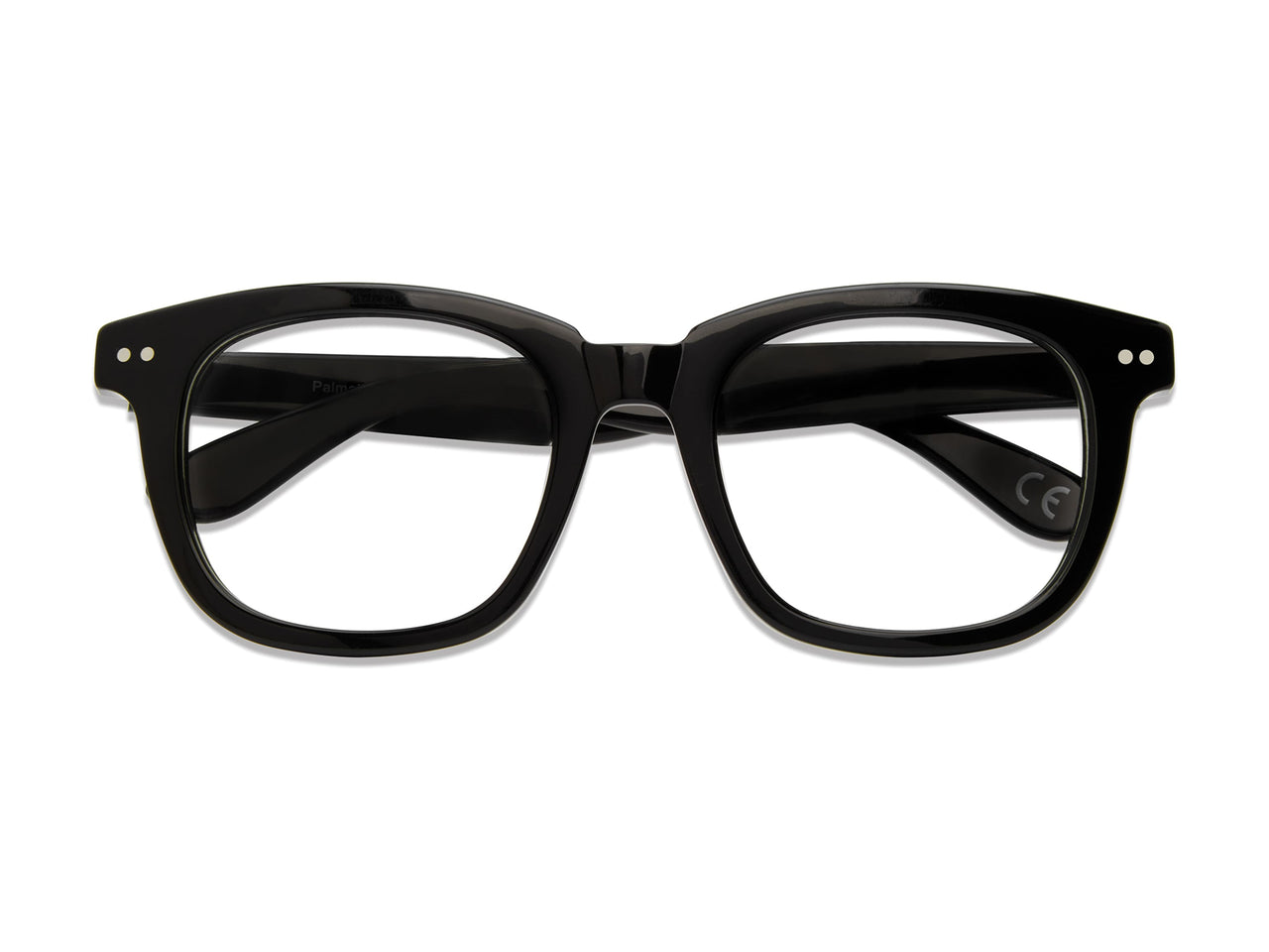 Premium Men PRIVE' REVEAUX Eyeglasses: PALMETTO - BLACK - SpecSMART Eye Clinic (Front View Closed)