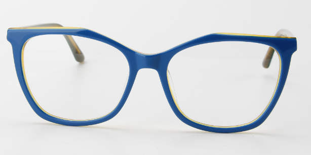 Women Calypso Eyeglasses: Mia - Blue - SpecSMART Eye Clinic (Front View)