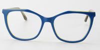 Thumbnail for Women Calypso Eyeglasses: Mia - Blue - SpecSMART Eye Clinic (Front View)