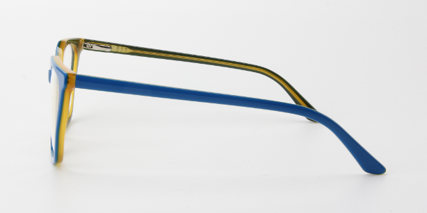 Women Calypso Eyeglasses: Mia - Blue - SpecSMART Eye Clinic (Side View)