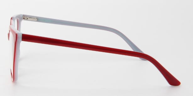 Women Calypso Eyeglasses: Mia - Red - SpecSMART Eye Clinic (Side View)