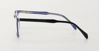 Thumbnail for Men Access Eyeglasses: Benjamin Black/Blue - SpecSMART Eye Clinic (Side View)