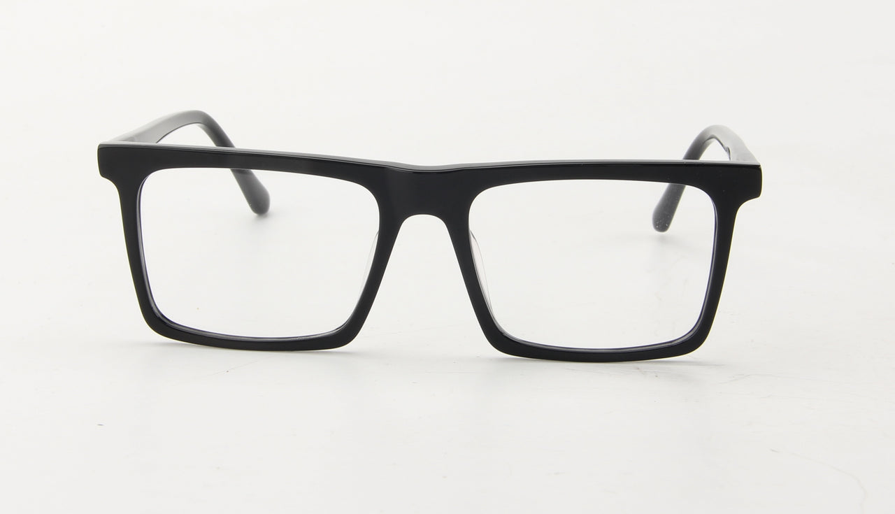 Men Calypso Eyeglasses: Kai - Black - SpecSMART Eye Clinic (Front View)