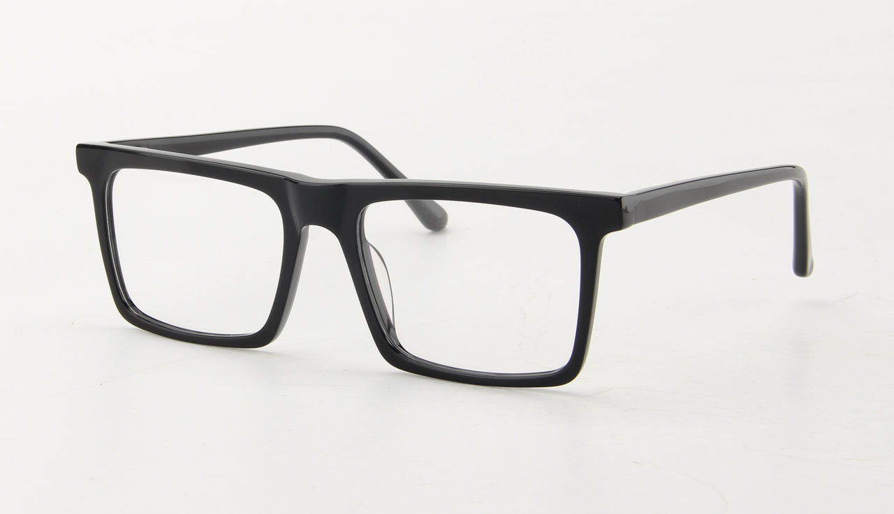 Men Calypso Eyeglasses: Kai - Black - SpecSMART Eye Clinic (Diagonal View)