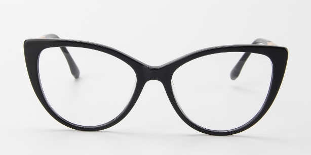 Women Calypso Eyeglasses: Alessia - Black - SpecSMART Eye Clinic (Front View)