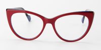 Thumbnail for Women Calypso Eyeglasses: Soso- Red & Blue - SpecSMART Eye Clinic (Front View)