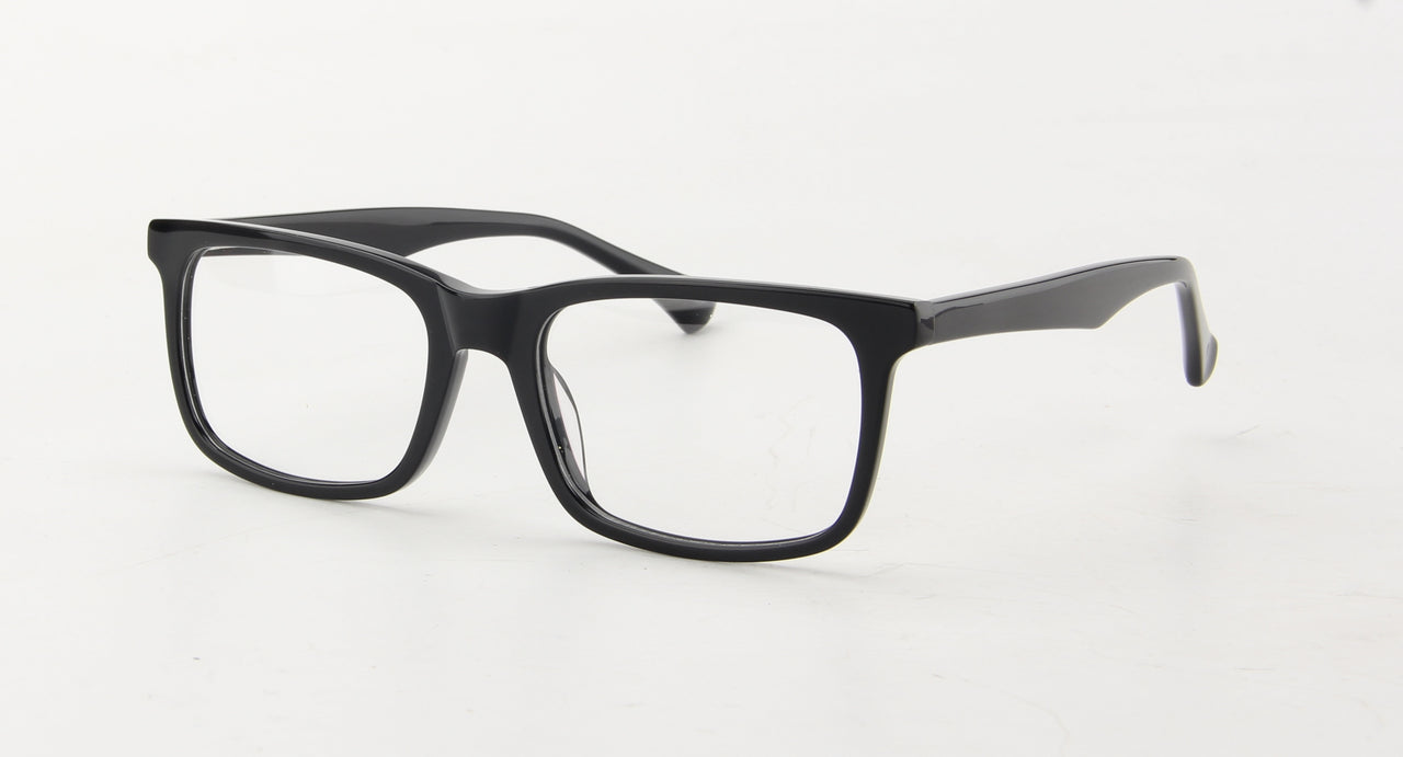 Men Access Eyeglasses: Hunter Black - SpecSMART Eye Clinic (Diagonal View)