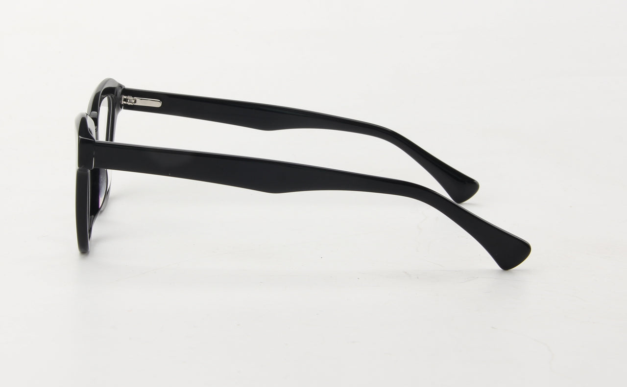 Women Access Eyeglasses: London Black - SpecSMART Eye Clinic (Side View)