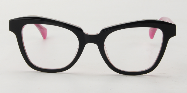 Women Access Eyeglasses: Cora Black - SpecSMART Eye Clinic (Front View)