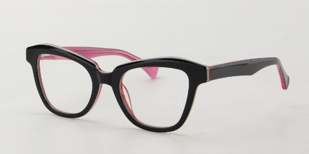 Women Access Eyeglasses: Cora Black - SpecSMART Eye Clinic (Diagonal View)