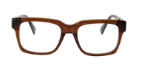 Thumbnail for Men Vista: Ridley - Transparent Brown/Tortoise SpaceSMART eye clinic Front View