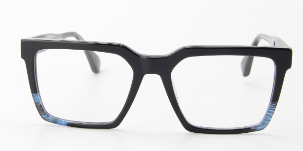 Man Urban Marves Black Blue Trim  SpecSMART Eye Clinic Front View 