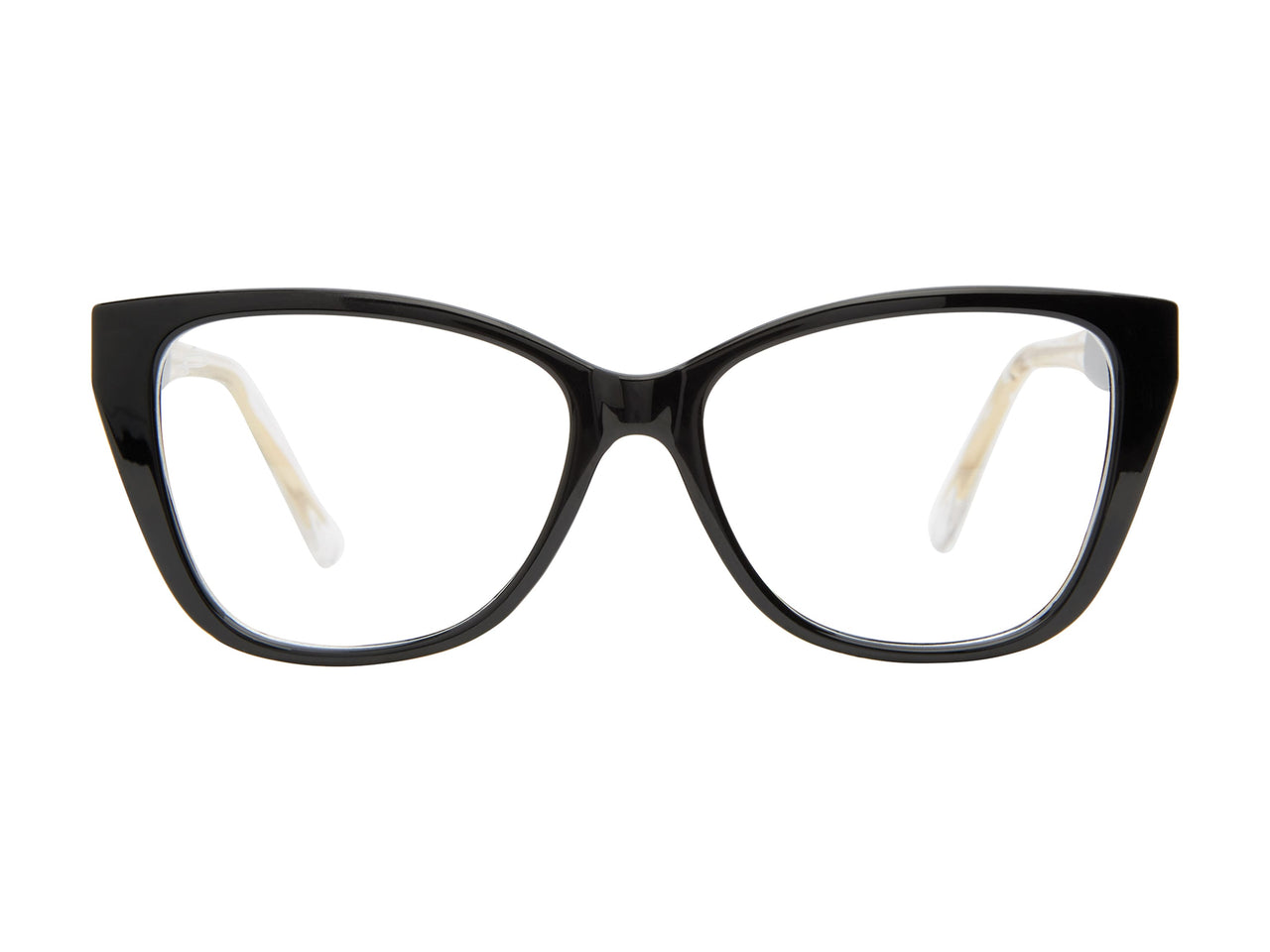 Premium Men PRIVE' REVEAUX Eyeglasses: THE CAMILLE/BB - BLACK - SpecSMART Eye Clinic (Front View)