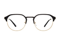 Thumbnail for Premium Men PRIVE' REVEAUX Eyeglasses: THE END - BLACK GOLD - SpecSMART Eye Clinic (Front View)