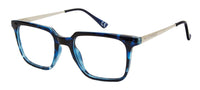 Thumbnail for Premium Men PRIVE' REVEAUX Eyeglasses: THE GEORGE - BLUE HORN - SpecSMART Eye Clinic (Side View)