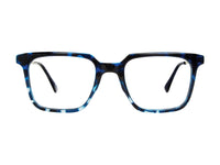 Thumbnail for Premium Men PRIVE' REVEAUX Eyeglasses: THE GEORGE - BLUE HORN - SpecSMART Eye Clinic (Front Open View)