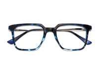 Thumbnail for Premium Men PRIVE' REVEAUX Eyeglasses: THE GEORGE - BLUE HORN - SpecSMART Eye Clinic (Front View)