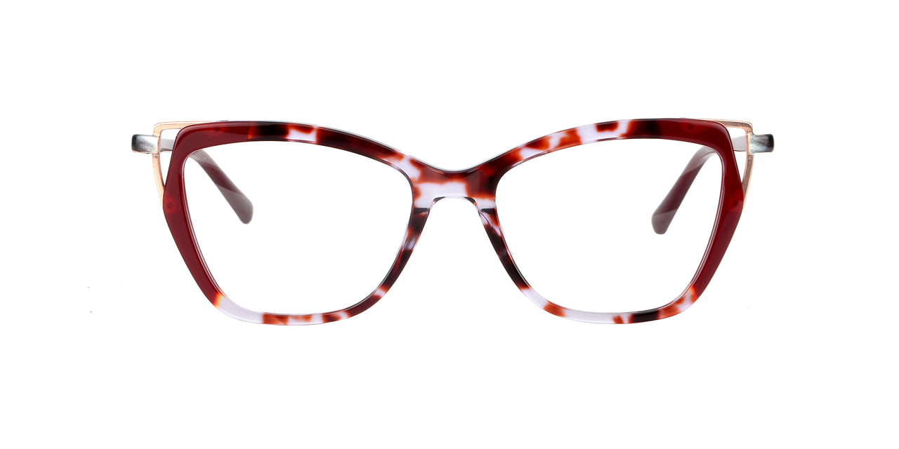 Vista Bibby Red/Gold Eye Glass (4) - SpecSmart