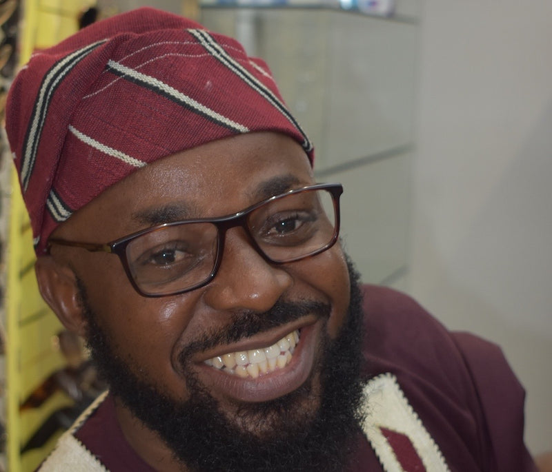 man wearing access glasses  2