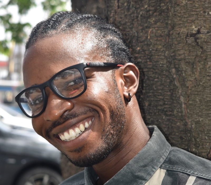man wearing carrera glasses