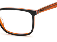 Thumbnail for Premium Men Polaroid Eyeglasses: PLD D394 - Black Orange - SpecSMART Eye Clinic (Zoom View)