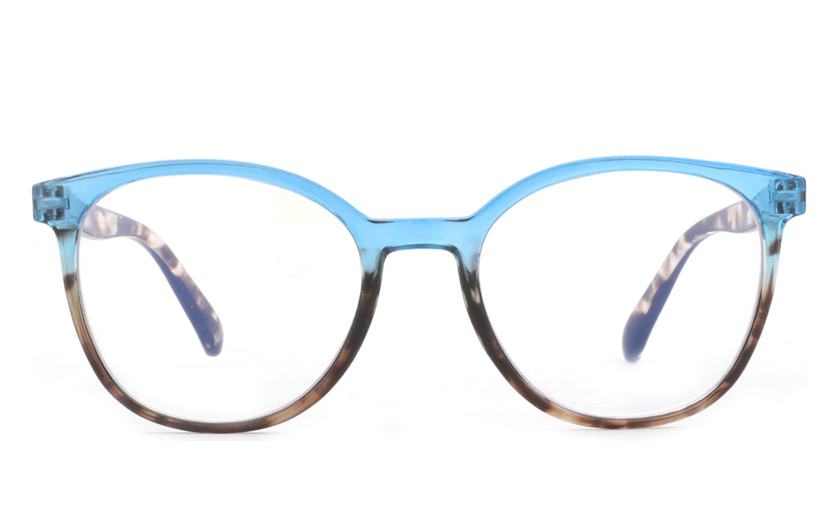 Women Access Eyeglasses: Frances - Crystal Blue & Demi - SpecSMART Eye Clinic (Front View)