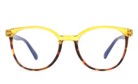 Thumbnail for Women Access Eyeglasses: Frances Crystal/Yellow - SpecSMART Eye Clinic (Front View)