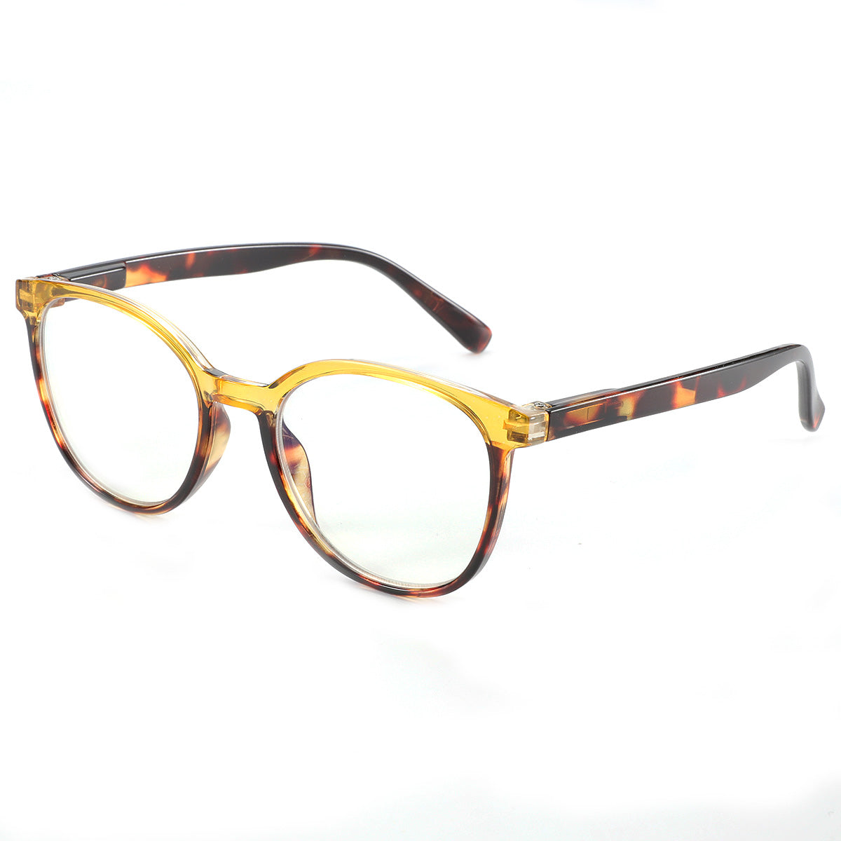 Women Access Eyeglasses: Frances Crystal/Yellow - SpecSMART Eye Clinic (Diagonal View)