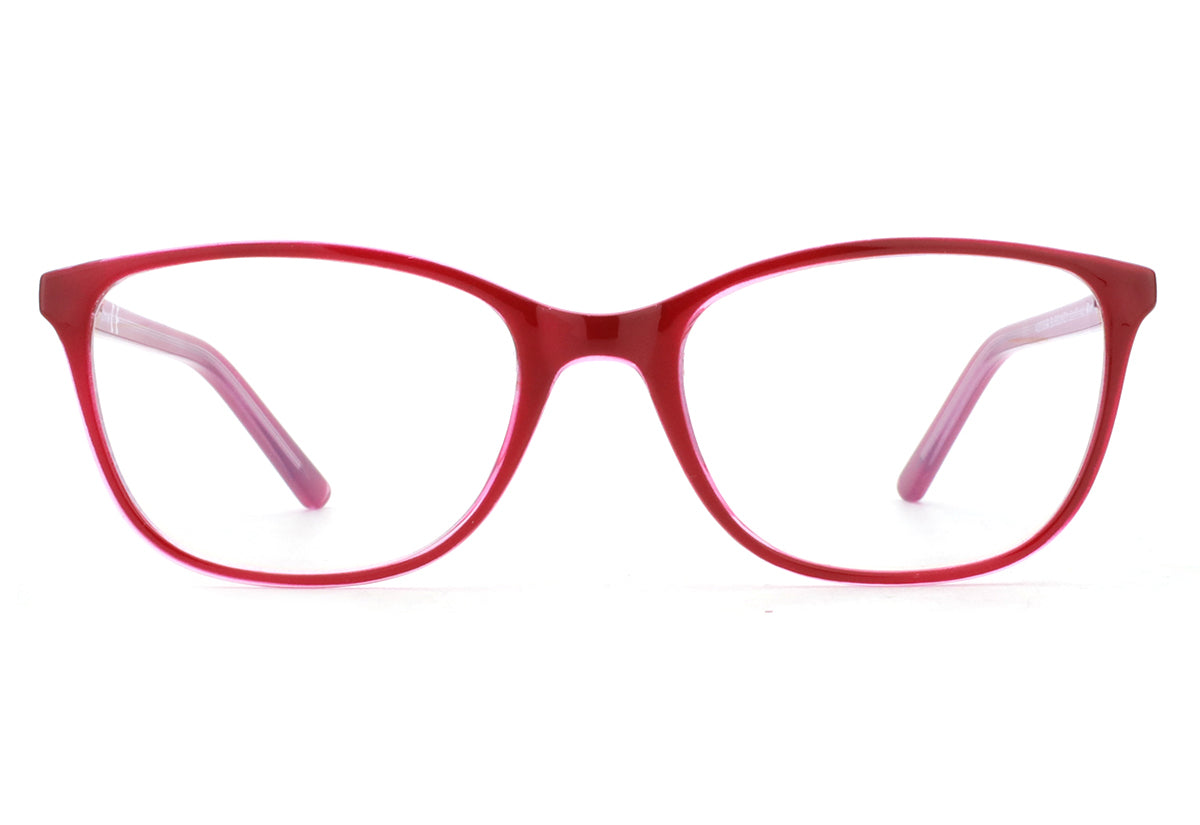 Women Access Eyeglasses: Tate Burgundy - SpecSMART Eye Clinic (Front View)