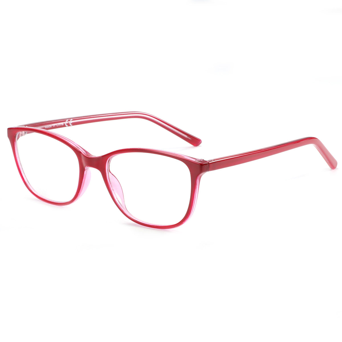 Women Access Eyeglasses: Tate Burgundy - SpecSMART Eye Clinic (Diagonal View)