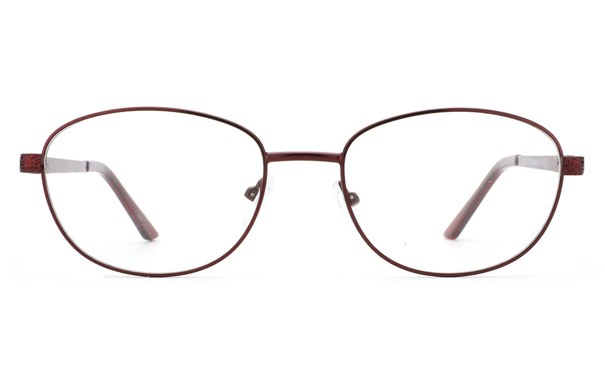 Women Access Eyeglasses: Hanna - Brown - SpecSMART Eye Clinic (Front View)